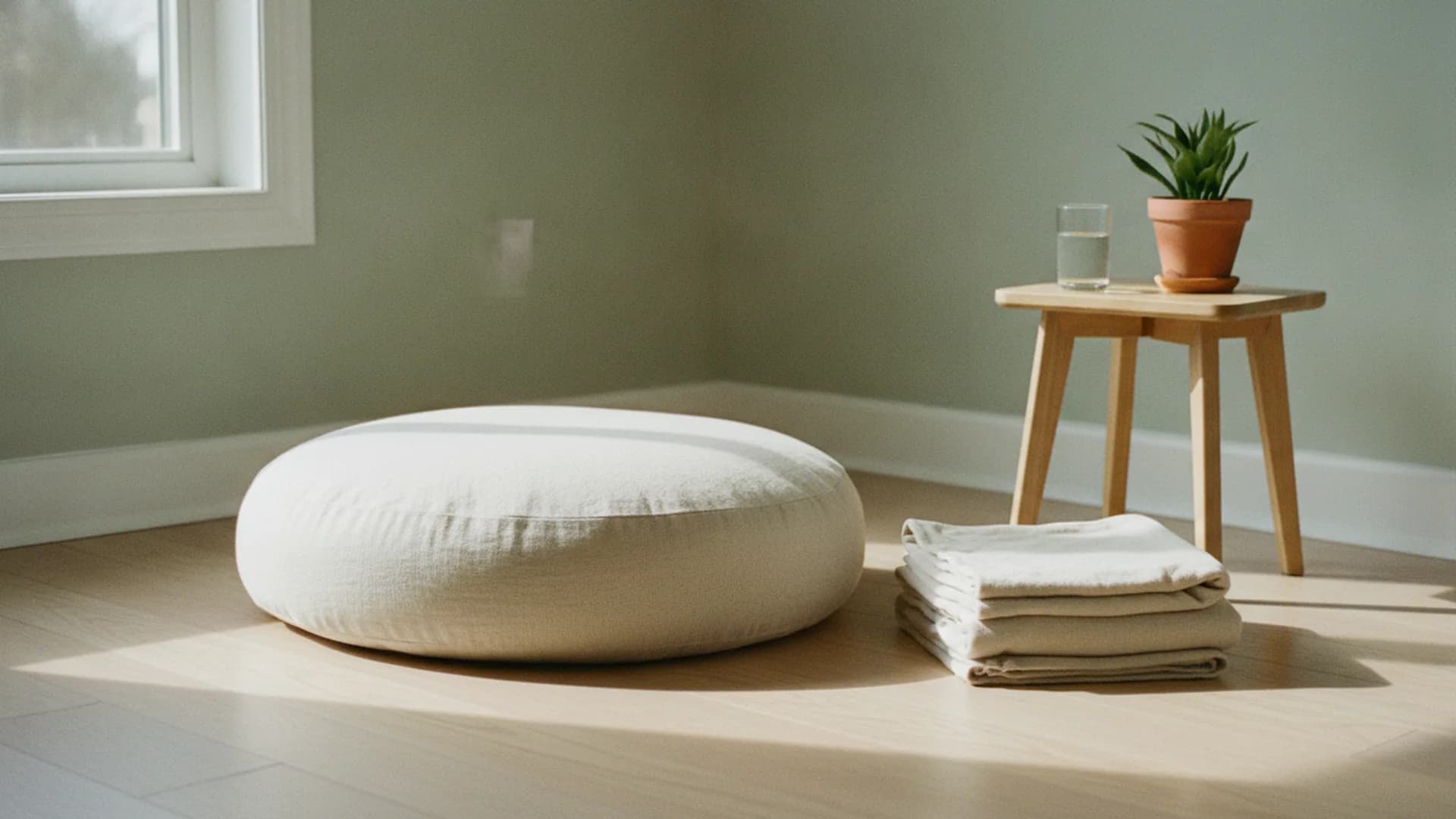 A quiet bedroom with natural light and soft linens, ready for an in-home session
